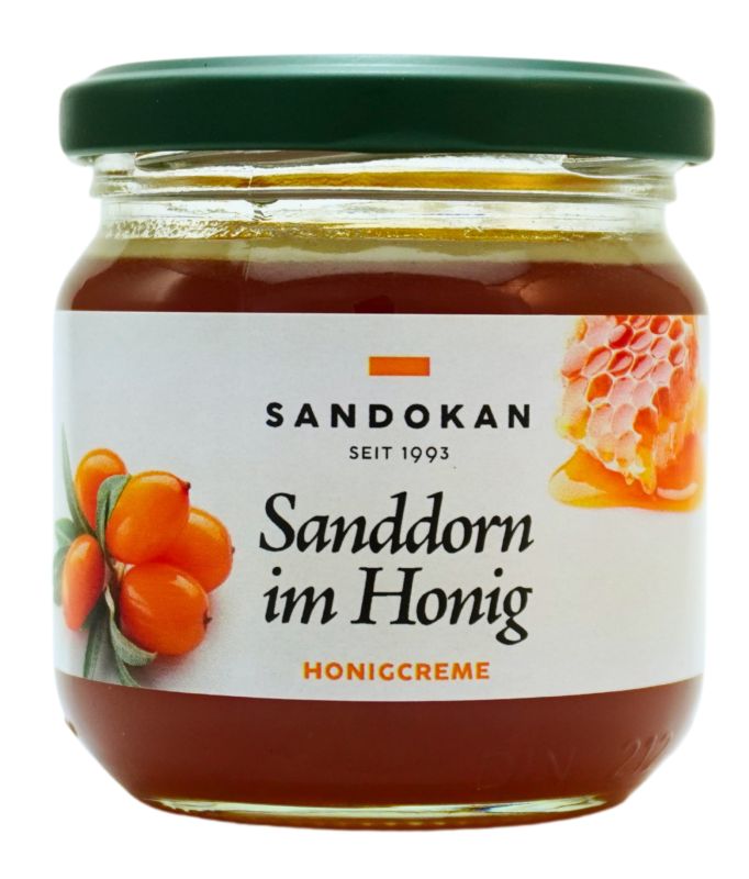 Honigcreme Sanddorn im Honig 225 g