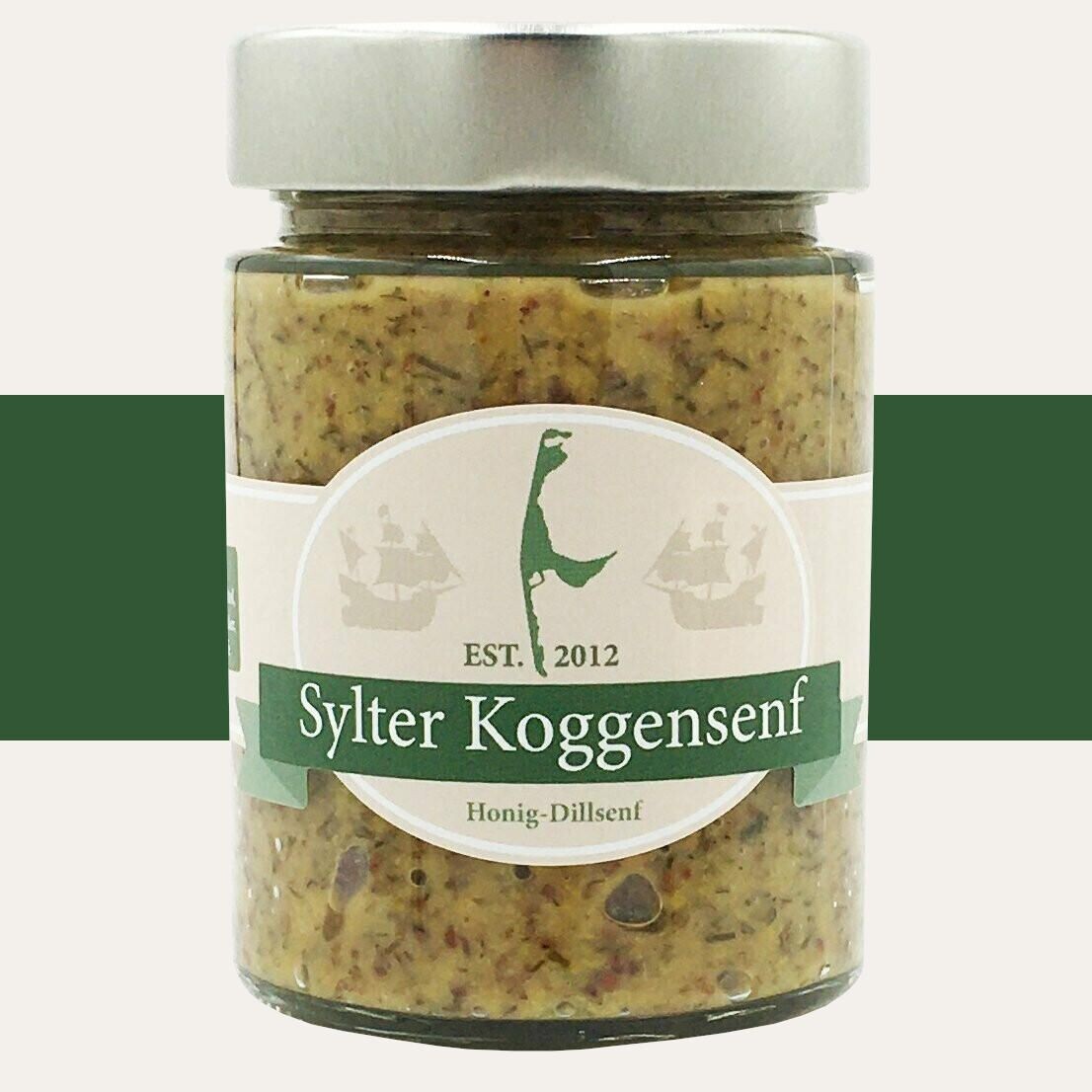 Sylter Koggensenf - "Honig-Dillsenf", 190 gr.