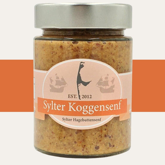 Sylter Koggensenf - Sylter Hagebuttensenf" , 190 gr