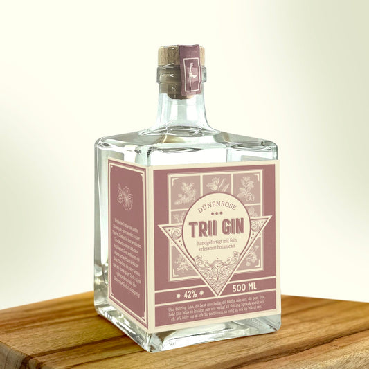 Trii Gin - Dünenrose - Sylter Dry Gin • 500 ml