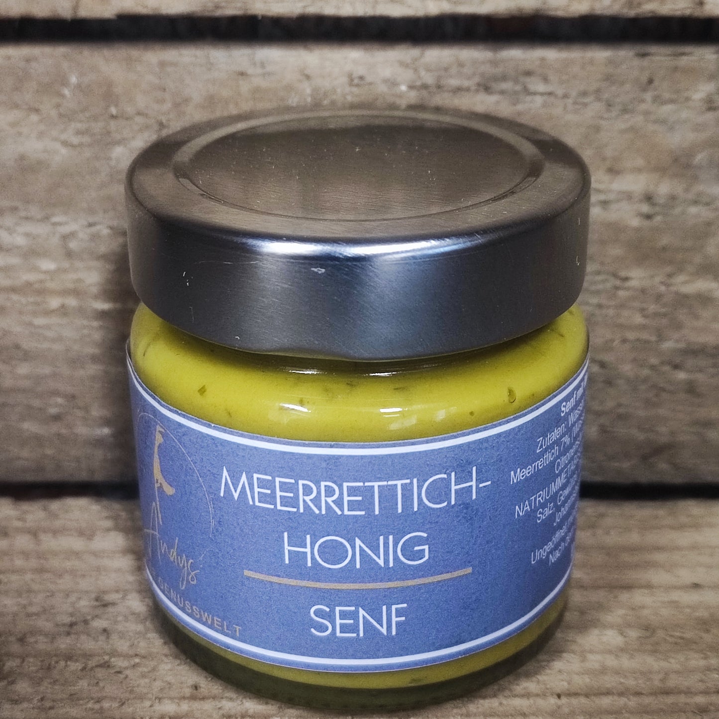 Andys Senf Meerrettich und Honig